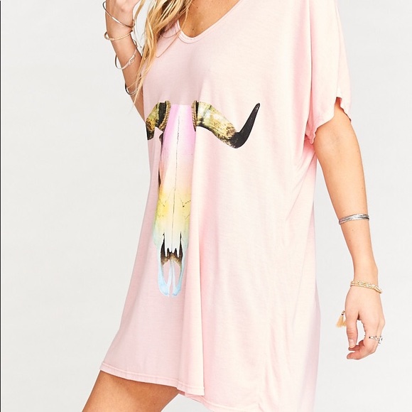 Show Your Mumu Ombré Bull Benji Tee - Picture 4 of 4